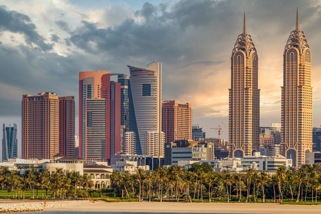 high-rise apartments